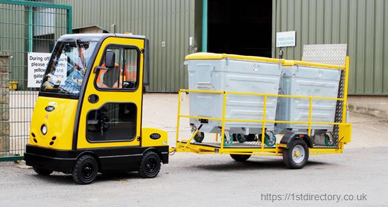 Wheelie Bin Transport - Bradshaw Electric Vehicles supplies a wide range of transport solutions for moving waste and recycling image