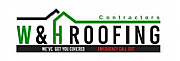 W & H Roofing logo