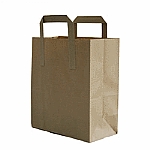 Brown Kraft Takeaway Bags image