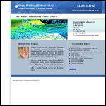 Screen shot of the Cross Products Software Ltd website.