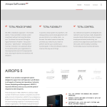 Screen shot of the Airops Ltd website.