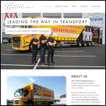 Screen shot of the Connolly Transport Ltd website.