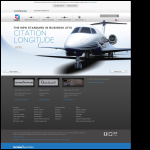 Screen shot of the Cessna Aircraft Co website.