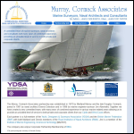 Screen shot of the Murray Cormack Associates website.