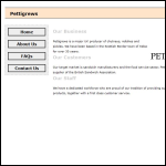 Screen shot of the Pettigrews of Kelso website.