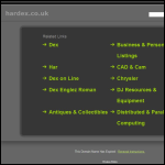 Screen shot of the Hardex Fittings & Components Ltd website.