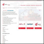 Screen shot of the AMT Intercargo Ltd website.