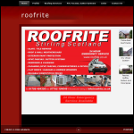 Screen shot of the Roofrite website.