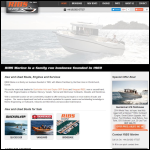 Screen shot of the RIBS Marine website.