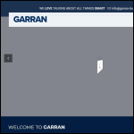 Screen shot of the Garran Lockers Ltd website.