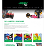 Screen shot of the Ruggerbug website.