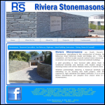 Screen shot of the Riviera Stonemasons website.