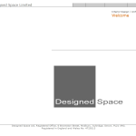 Screen shot of the Designed Space Ltd website.