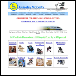 Screen shot of the Guiseley Mobility website.