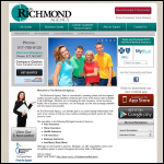 Screen shot of the Richmount Agencies website.