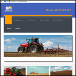 Screen shot of the BOM Agriquipment Sales website.