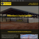 Screen shot of the Paul Harris Farm Buildings website.