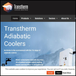 Screen shot of the Transtherm Cooling Industries Ltd website.