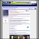 Screen shot of the Thorpe Farm Machinery website.