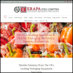 Screen shot of the Erapa UK Ltd website.