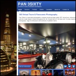 Screen shot of the Pan 3Sixty Ltd website.