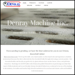 Screen shot of the Denray website.