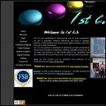 Screen shot of the 1st CS website.