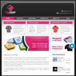 Screen shot of the Pinksheep Clothing Ltd website.