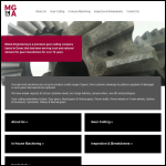 Screen shot of the M G & A Engineering Ltd website.