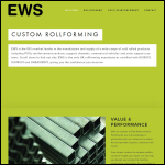 Screen shot of the EWS website.