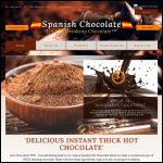 Screen shot of the The Spanish Chocolate Company website.