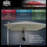 Screen shot of the The BIG Umbrella Company Ltd website.