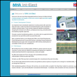 Screen shot of the MHA Integrated Electronic Services Ltd website.
