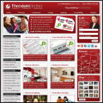 Screen shot of the Theedam Electrics website.
