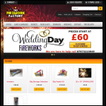 Screen shot of the The Firework Factory website.