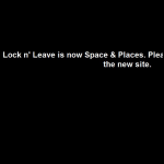 Screen shot of the Spaces and Places website.