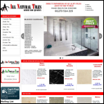 Screen shot of the All Natural Tiles website.