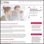 Screen shot of the Payroll Options website.