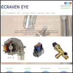 Screen shot of the Craven Eye Plumbing & Heating Supplies Ltd website.