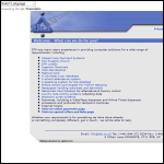 Screen shot of the DTA Computer Systems website.
