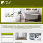 Screen shot of the The Bath Business website.