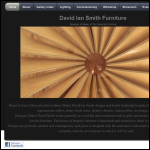 Screen shot of the David Ian Smith Furniture website.