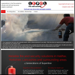 Screen shot of the Lepol Fire Equipment Sales website.