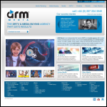 Screen shot of the A R M Direct Ltd website.
