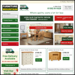 Screen shot of the Pine Warehouse Ltd website.