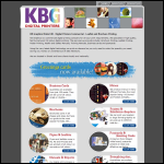 Screen shot of the K B Graphic Reproductions Ltd website.