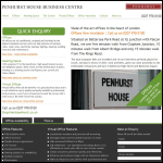 Screen shot of the Penhurst House website.