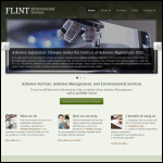 Screen shot of the Flint Environmental Services Ltd website.