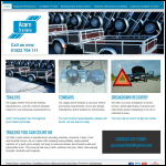 Screen shot of the Acorn Trailers, Tyres & Tow Bars, Retford website.