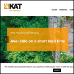 Screen shot of the Kat Uk Ltd website.